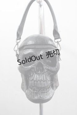 画像2: KILL STAR / Grave Digger Skull Handbag  黒 I-25-03-08-006-SL-BG-HD-ZI