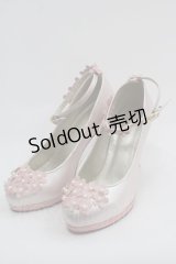 BABY,THE STARS SHINE BRIGHT / Flower Secretパンプス M ピンク I-25-03-08-081-BA-SH-HD-ZI
