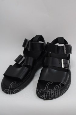 画像1: Dr.Martens （Getta Grip） / SHGRYPHON サンダル UK7 ブラック I-25-03-08-087-PU-SH-HD-ZI