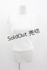 dazzlin / シフォン袖トップス  白 I-25-03-08-089-LO-TO-HD-ZI