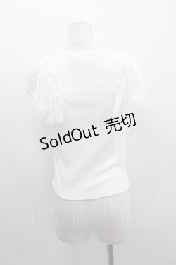 画像2: dazzlin / シフォン袖トップス  白 I-25-03-08-089-LO-TO-HD-ZI