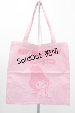 画像1: LAND by MILKBOY / My Melody x MEEWEExLAND マイメロディトート  ピンク I-25-03-08-007-MB-BG-HD-ZI
