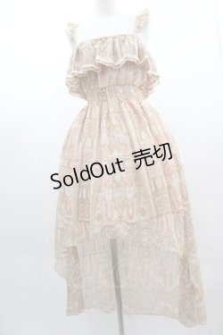 画像1: LIZ LISA / ペイズリー柄キャミワンピース  ブラウンＸピンク I-25-03-08-100-LO-OP-HD-ZI