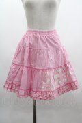PUTUMAYO / ギンガムチェックいちごスカート  ピンクＸ白 I-25-03-08-110-PT-SK-HD-ZI