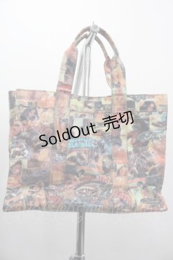 画像2: HYSTERIC GLAMOUR / パッチワークプリントビニールバッグ  ピンクＸ白Ｘ黒 I-25-03-08-009-PU-ZA-HD-ZI