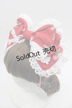 画像3: BABY,THE STARS SHINE BRIGHT / Bambi de la foret secrete 森の小さなプリンセス 柄リボンカチューシャ  エンジ I-25-03-08-013-BA-AC-HD-ZI