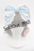 BABY,THE STARS SHINE BRIGHT / Bambi de la foret secrete 森の小さなプリンセス 柄リボンカチューシャ  ブルー I-25-03-08-017-BA-AC-HD-ZI