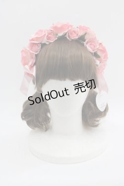 画像1: BABY,THE STARS SHINE BRIGHT / Rose Bouquetカチューシャ  ピンク I-25-03-08-031-BA-AC-HD-ZI
