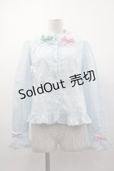 Angelic Pretty / カラフルネックレスブラウス  サックス I-25-03-12-001-AP-BL-HD-ZI
