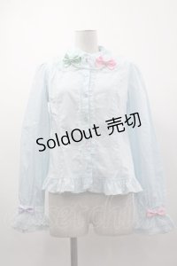 Angelic Pretty / カラフルネックレスブラウス  サックス I-25-03-12-001-AP-BL-HD-ZI