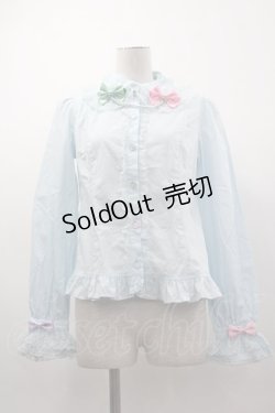 画像1: Angelic Pretty / カラフルネックレスブラウス  サックス I-25-03-12-001-AP-BL-HD-ZI