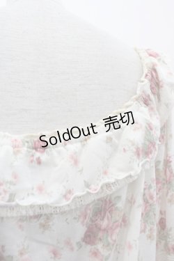 画像3: LIZ LISA / ローズブーケプリントトップス  白Ｘピンク I-25-03-12-049-LO-TO-HD-ZI