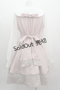 画像2: Amavel / チェック切り替えセーラー襟ワンピース  ピンクＸブラウンチェック I-25-03-12-053-CA-OP-HD-ZI