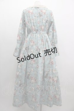 画像2: axes femme / 音楽と薔薇柄ドレス風ワンピース  ミント I-25-03-12-056-AX-OP-HD-ZI