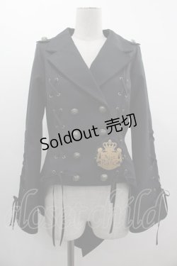 画像1: ALICE and the PIRATES / 獣使いのRicardo燕尾ジャケット  黒 I-25-03-12-071-PA-JA-HD-ZI