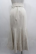 画像2: 【SALE】EAT ME / ベルテッドマチ付きマーメイドスカート S アイボリー I-25-03-12-079-LO-SK-HD-ZT446 (2)