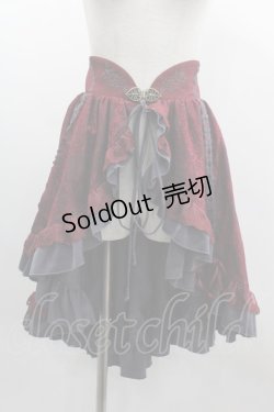 画像1: Ozz Croce / レースオーバースカート  赤 I-25-03-12-081-OO-SK-HD-ZI