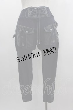 画像2: Ozz oneste / 裾刺繍パンツ  ネイビー I-25-03-12-089-OO-PA-HD-ZI