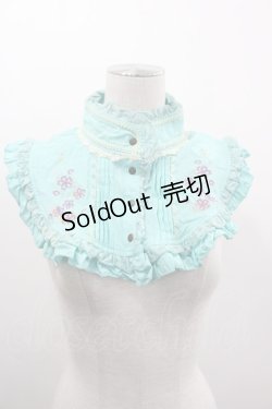 画像1: Ozz oneste / 桜刺繍ハイネックつけ襟  ミント I-25-03-12-092-OO-ZA-HD-ZI