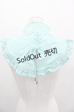 画像2: Ozz oneste / 桜刺繍ハイネックつけ襟  ミント I-25-03-12-092-OO-ZA-HD-ZI