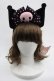 画像1: 告白気球（海外ロリータブランド） / クロミカチューシャ  黒ｘピンク I-25-03-12-107-LO-AC-HD-ZI (1)