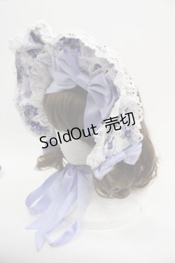 画像1: BABY,THE STARS SHINE BRIGHT / シュガーブーケ〜永遠の乙女の憧れ〜柄ボンネット  ラベンダー I-25-03-12-108-BA-AC-HD-ZI