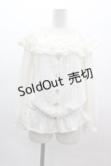 LIZ LISA / オフショルフリルカットソー  アイボリー I-25-03-12-012-LO-TO-HD-ZI