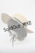 MILK / Mademoiselle HAT  ブラウンｘ黒 I-25-03-12-114-ML-AC-HD-ZI