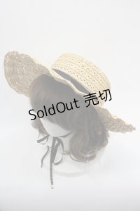 MILK / Mademoiselle HAT  ブラウンｘ黒 I-25-03-12-114-ML-AC-HD-ZI