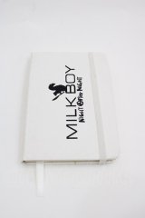 MILKBOY / ミニノート  白 I-25-03-12-119-MB-ZA-HD-ZI