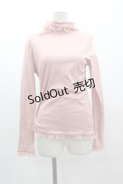 画像1: PINK HOUSE / カットソータートルプルオーバー L ピンク I-25-03-12-029-LO-TO-HD-ZI