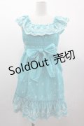 LIZ LISA / オフショル刺繍ワンピース  青Ｘ白 I-25-03-12-043-LO-OP-HD-ZI