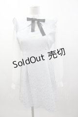 Ank Rouge / ジャガードチャイナドーリーワンピース  サックスＸ白 I-25-03-15-050-CA-OP-HD-ZI