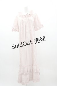 PINK HOUSE / ローンフリルパフスリーブワンピース  ピンク I-25-03-15-058-LO-OP-HD-ZS