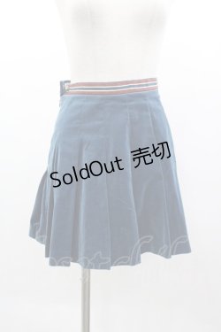 画像1: Emily Temple cute / 別珍スカート  青 I-25-03-15-068-ET-SK-HD-ZI