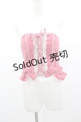 Angelic Pretty / エレガント別珍ビスチェ  ピンク I-25-03-15-082-AP-JA-HD-ZI