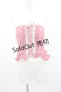 Angelic Pretty / エレガント別珍ビスチェ  ピンク I-25-03-15-082-AP-JA-HD-ZI