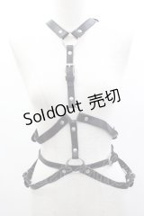 LOLITAその他(お買取対象外) / レザーハーネス  黒Ｘシルバー I-25-03-15-084-LO-ZA-HD-ZI