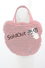 PINK HOUSE / Teddyシルエットフリルバッグ  赤 I-25-03-15-091-LO-BG-HD-ZI