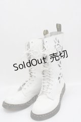 Dr.Martens （Getta Grip） / ROSIEブーツ UK6 白Ｘ黒 I-25-03-15-093-PU-SH-HD-ZI