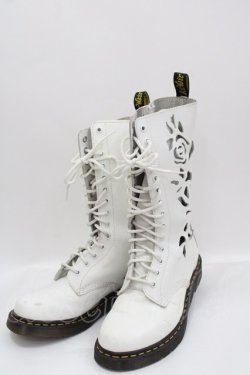 画像1: Dr.Martens （Getta Grip） / ROSIEブーツ UK6 白Ｘ黒 I-25-03-15-093-PU-SH-HD-ZI