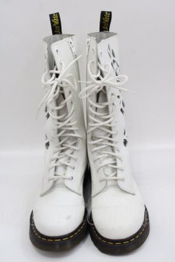 画像2: Dr.Martens （Getta Grip） / ROSIEブーツ UK6 白Ｘ黒 I-25-03-15-093-PU-SH-HD-ZI
