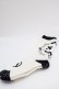 画像2: Candy Stripper / MEDLEY SMILE SOCKS  白Ｘ黒 I-25-03-15-107-PU-ZA-HD-ZI (2)
