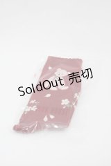 PINK HOUSE / 桜Teddyソックス  赤 I-25-03-15-108-LO-ZA-HD-ZI