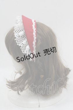 画像2: hirokotokumine mercHenTica / カチューシャ  赤Ｘ白 I-25-03-15-118-LO-AC-HD-ZI