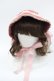 画像1: LOLITAその他(お買取対象外) / 別珍ハーフボンネット  ピンク I-25-03-15-122-LO-AC-HD-ZI (1)