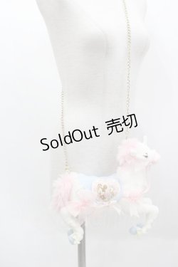 画像1: Angelic Pretty / Disney Unicorn Bag  白ＸピンクＸサックス I-25-03-15-129-AP-SH-HD-ZI