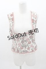 PINK HOUSE / ローズゴブランビスチェ  白 I-25-03-15-028-LO-JA-HD-ZI