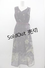 axes femme / タロットカードモチーフワンピース  ブラウン I-25-03-15-037-AX-OP-HD-ZI