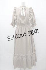 m petit by misako / NINA'SコラボAMハイショクメローワンピース LL ベージュ I-25-03-15-039-LO-OP-HD-ZI
